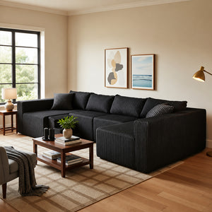 Claikis Astra 4-Seat Sleeper Sectional Sofa