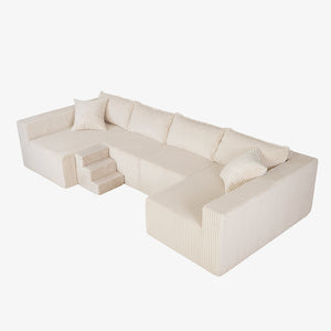 Claikis Astra 4-Seat Sleeper Sectional Sofa