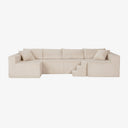 Claikis Astra 4-Seat Sleeper Sectional Sofa