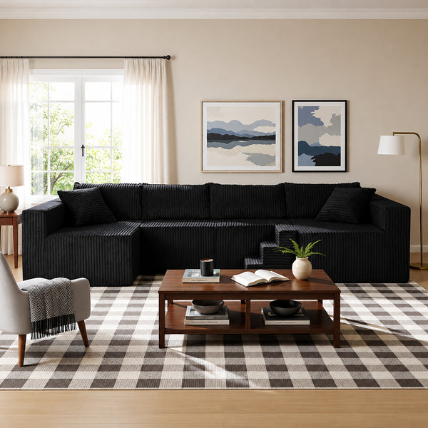 Claikis Astra 4-Seat Sleeper Sectional Sofa