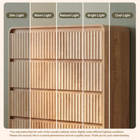 Avelia Fluted Wood Dresser with Curved Anti-Collision Design - Innovar