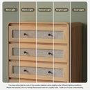 Avelia Fluted Wood Dresser with Curved Anti-Collision Design - Innovar