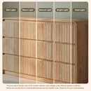 Avelia Fluted Wood Dresser with Curved Anti-Collision Design - Innovar