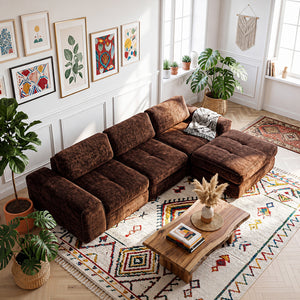 Claikis Elara Wide-Arm Sectional Sofa