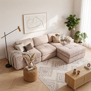 Claikis Elara Wide-Arm Sectional Sofa