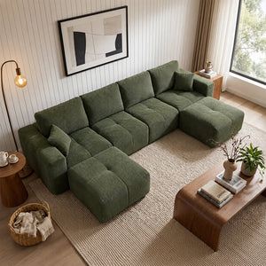 Claiks Elara Grid-Tufted Modular Sofa