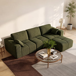 Claiks Elara Grid-Tufted Modular Sofa