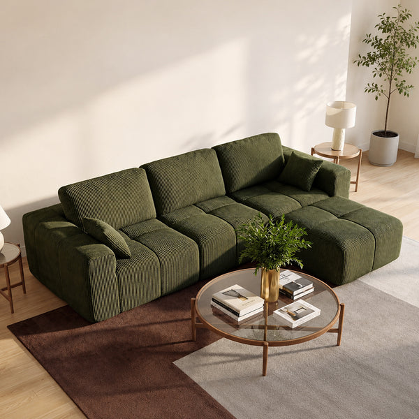 Claiks Elara Grid-Tufted Modular Sofa