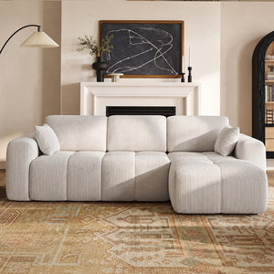 Claiks Elara Grid-Tufted Modular Sofa