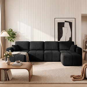 Claiks Elara Grid-Tufted Modular Sofa