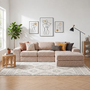 Claikis Elara Wide-Arm Sectional Sofa