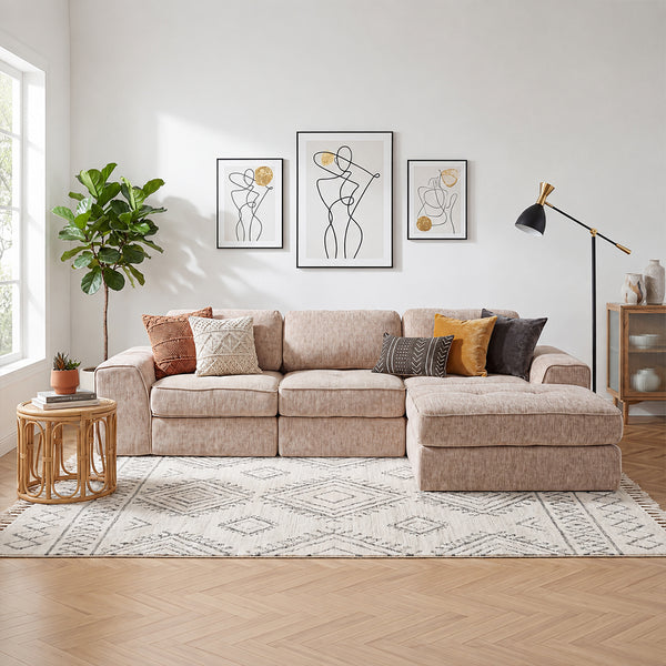 Claikis Elara Wide-Arm Sectional Sofa