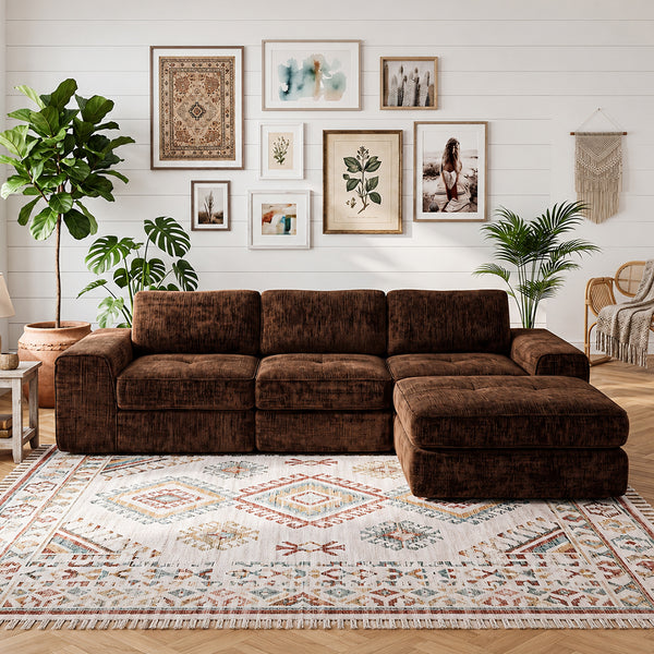 Claikis Elara Wide-Arm Sectional Sofa