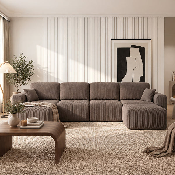 Claiks Elara Grid-Tufted Modular Sofa