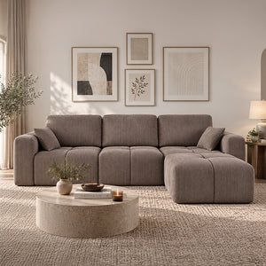 Claiks Elara Grid-Tufted Modular Sofa