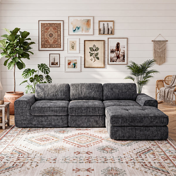 Claikis Elara Wide-Arm Sectional Sofa
