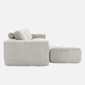 Claiks Elara Grid-Tufted Modular Sofa