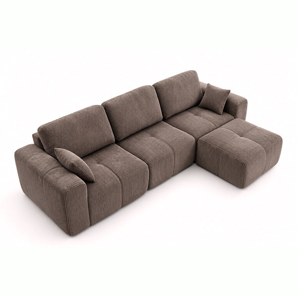 Claiks Elara Grid-Tufted Modular Sofa