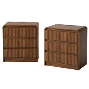 Claiks Arlo 3-Drawer Nightstands