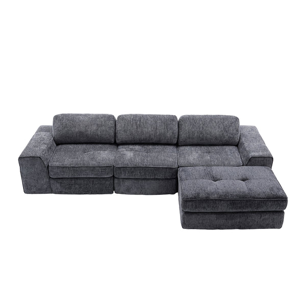 Claikis Elara Wide-Arm Sectional Sofa