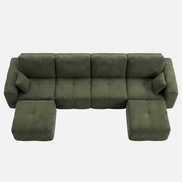 Claiks Elara Grid-Tufted Modular Sofa