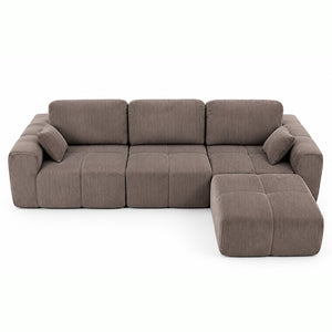 Claiks Elara Grid-Tufted Modular Sofa