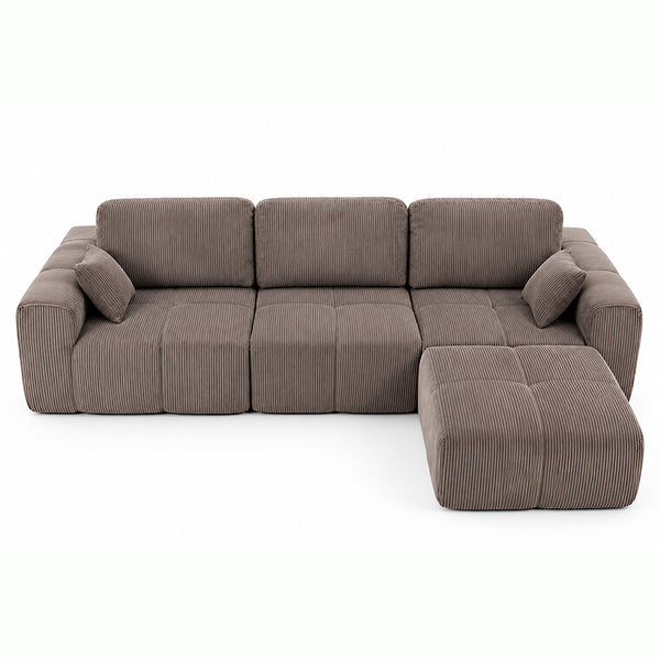 Claiks Elara Grid-Tufted Modular Sofa