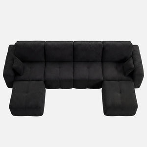 Claiks Elara Grid-Tufted Modular Sofa