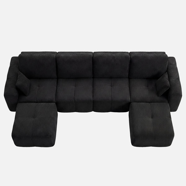 Claiks Elara Grid-Tufted Modular Sofa