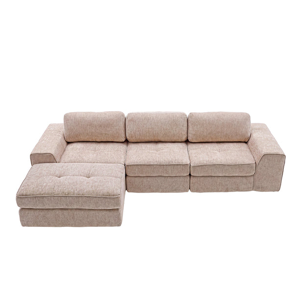 Claikis Elara Wide-Arm Sectional Sofa