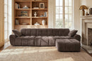 Elara 4‑Seat Cut - Pile Sectional Sofa - Innovar