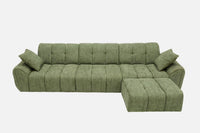 Elara 4‑Seat Cut - Pile Sectional Sofa - Innovar