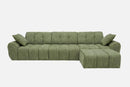 Elara 4‑Seat Cut - Pile Sectional Sofa - Innovar
