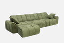 Elara 4‑Seat Cut - Pile Sectional Sofa - Innovar