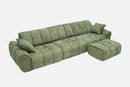 Elara 4‑Seat Cut - Pile Sectional Sofa - Innovar