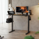 Claiks Standing Desk Frame, Electric Stand Up Desk Legs Frame Workstation Up to 63",C-Shaped Adjustable Standing Computer Desk for Home and Office, (Black Frame only)