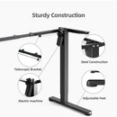 Claiks Standing Desk Frame, Electric Stand Up Desk Legs Frame Workstation Up to 63",C-Shaped Adjustable Standing Computer Desk for Home and Office, (Black Frame only)