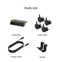 Claiks Standing Desk Frame, Electric Stand Up Desk Legs Frame Workstation Up to 63",C-Shaped Adjustable Standing Computer Desk for Home and Office, (Black Frame only)