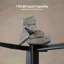 Claiks Standing Desk Frame, Electric Stand Up Desk Legs Frame Workstation Up to 63",C-Shaped Adjustable Standing Computer Desk for Home and Office, (Black Frame only)