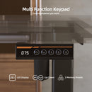 Claiks Standing Desk Frame, Electric Stand Up Desk Legs Frame Workstation Up to 63",C-Shaped Adjustable Standing Computer Desk for Home and Office, (Black Frame only)